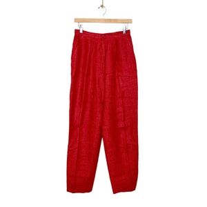 Vintage Jones New York Super High Rise Linen Pants